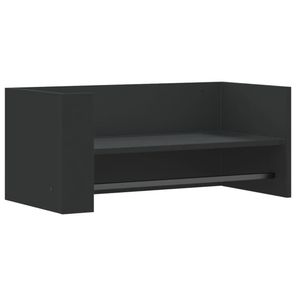 vidaXL Vegghylle svart 70,5x35x30,5 cm konstruert tre