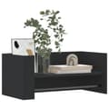 Miniatyrbilde 4 av 10: vidaXL Vegghylle svart 70,5x35x30,5 cm konstruert tre