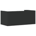Miniatyrbilde 7 av 10: vidaXL Vegghylle svart 70,5x35x30,5 cm konstruert tre