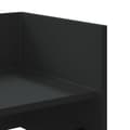 Pikkukuva 8 / 10: vidaXL Seinähylly musta 100x35x30,5 cm tekninen puu