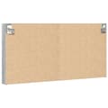 Pikkukuva 7 / 11: vidaXL Vitriinikaappi harmaa Sonoma 100x8,5x50 cm tekninen puu