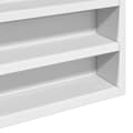 Miniatyrbilde 8 av 11: vidaXL Vitrineskap hvit 100x8,5x75 cm konstruert tre