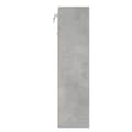 Miniatyrbilde 6 av 11: vidaXL Vitrineskap betonggrå 100x15x58 cm konstruert tre