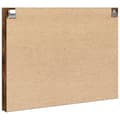 Miniatyrbilde 7 av 11: vidaXL Vitrineskap røkt eik 100x8,5x75 cm konstruert tre
