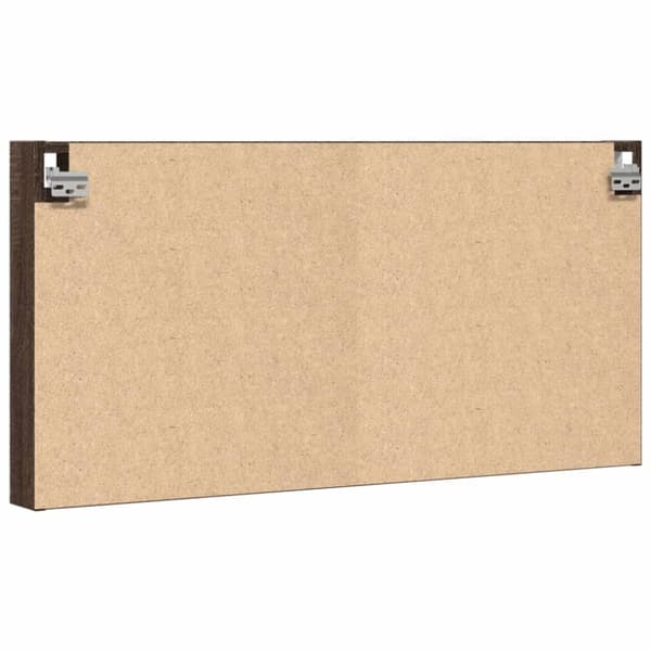 vidaXL Hyller brun eik 100x8,5x50 cm konstruert tre
