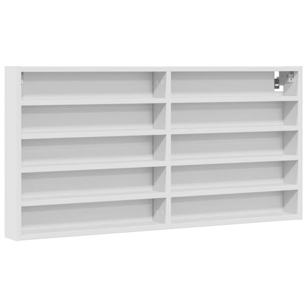 vidaXL Hyller hvit 100x8,5x50 cm konstruert tre