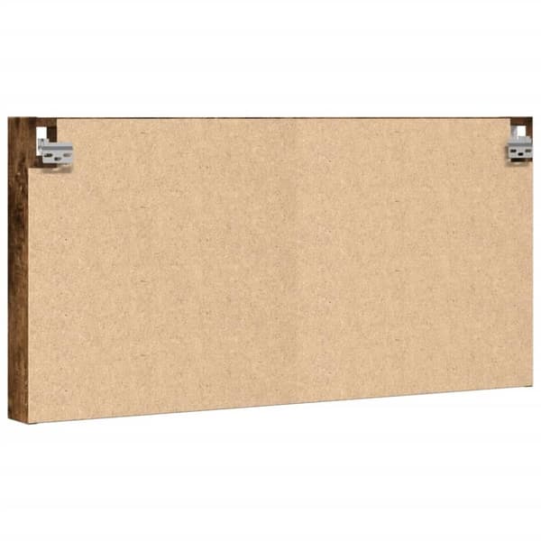 vidaXL Hyller røkt eik 100x8,5x50 cm konstruert tre