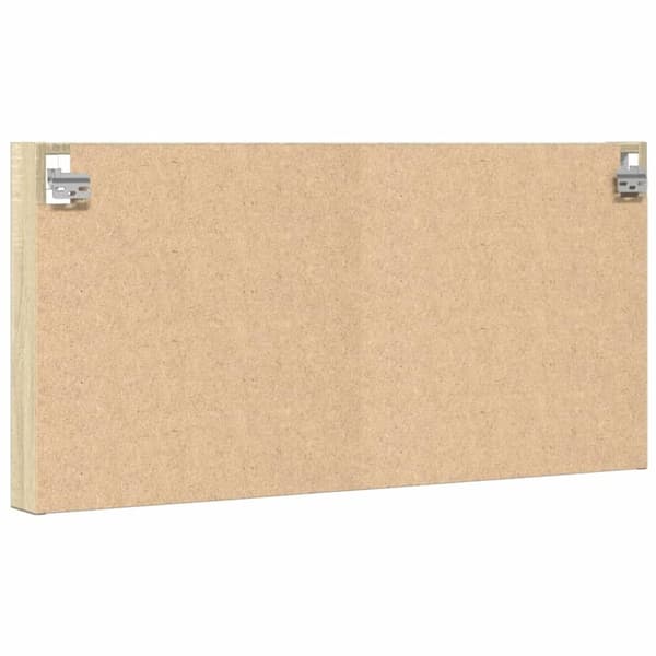 vidaXL vitrineskab 100x8,5x50 cm konstrueret træ sonoma-eg