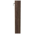 Pikkukuva 6 / 11: vidaXL Vitriinikaappi ruskea tammi 100x8,5x50 cm tekninen puu