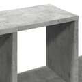 Miniatyrbilde 8 av 10: vidaXL Vegghylle betonggrå 100x20x53 cm konstruert tre