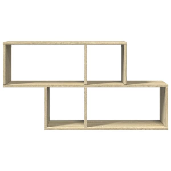 vidaXL Seinähylly Sonoma-tammi 100x20x53 cm lastulevy