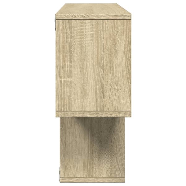 vidaXL Seinähylly Sonoma-tammi 100x20x53 cm lastulevy
