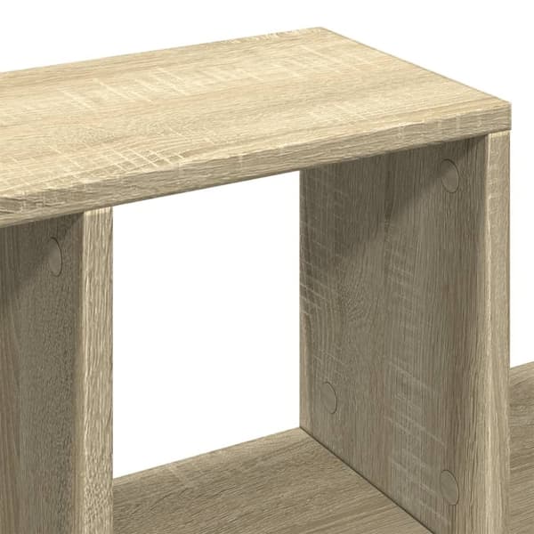 vidaXL Seinähylly Sonoma-tammi 100x20x53 cm lastulevy