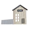 Miniatyrbillede 3 af 3: Hylder DKD Home Decor Knagerække 39 x 9 x 27 cm Sort Brun Hvid Træ MDF