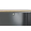 Miniatyrbillede 6 af 9: Hylder DKD Home Decor Natur Grå Metal Træ 2 Hylder (79 x 39 x 133 cm)