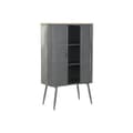 Miniatyrbillede 1 af 9: Hylder DKD Home Decor Natur Grå Metal Træ 2 Hylder (79 x 39 x 133 cm)