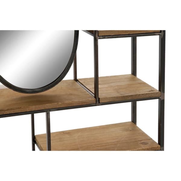 Hylder DKD Home Decor Træ Metal Træ MDF 39,5 x 13,5 x 60 cm