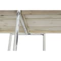 Pikkukuva 5 / 5: Hyllyt DKD Home Decor Valkoinen Luonnollinen Metalli Kuusi 40 % Metalli 190 x 40 x 200 cm
