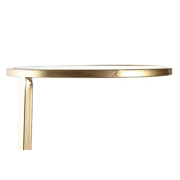 Hylder DKD Home Decor 32,5 x 30 x 86 cm Krystal Gylden Metal