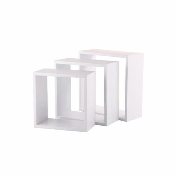 Hyllor 5five Simply Smart Vit Trä MDF Kuber 3 Delar