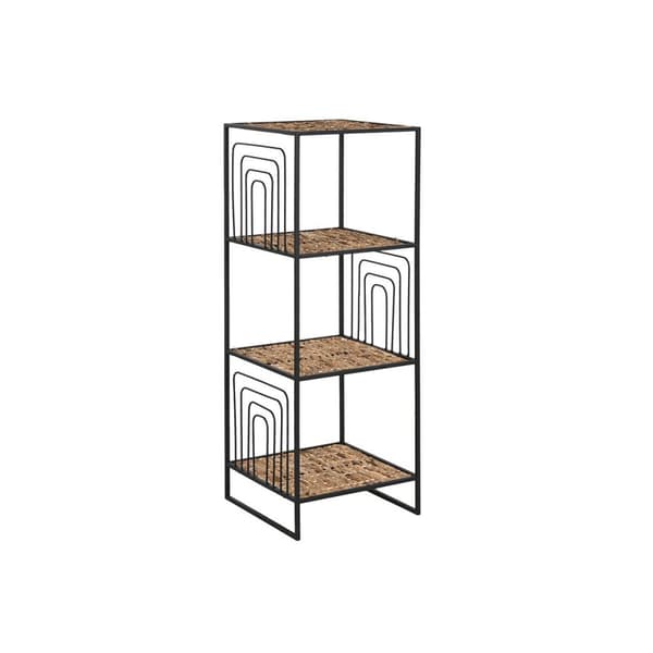 Hyllyt Home ESPRIT Musta Metalli Kuitu 35 x 35 x 98 cm