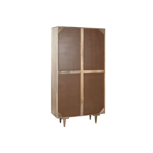 Bokhylla Home ESPRIT Vit Mangoträ 90 x 35 x 168 cm