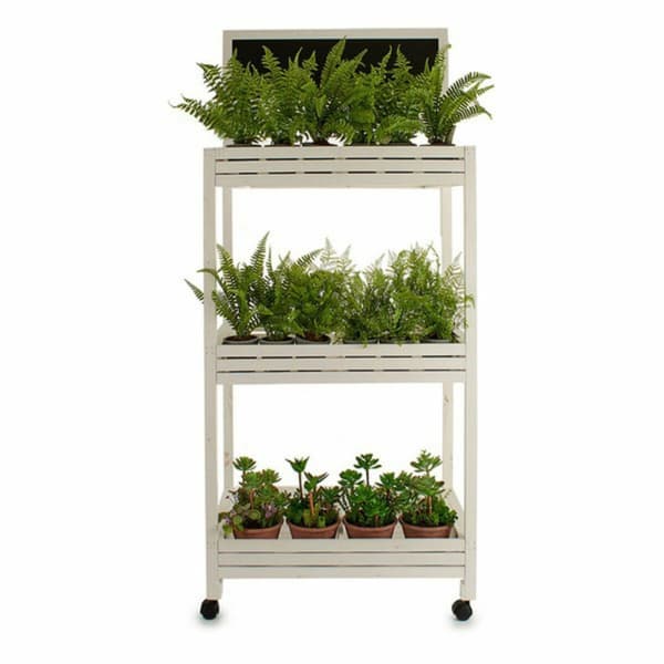 Bokhylla Ibergarden 3 Hyllor 41 x 159 x 69 cm - Vit