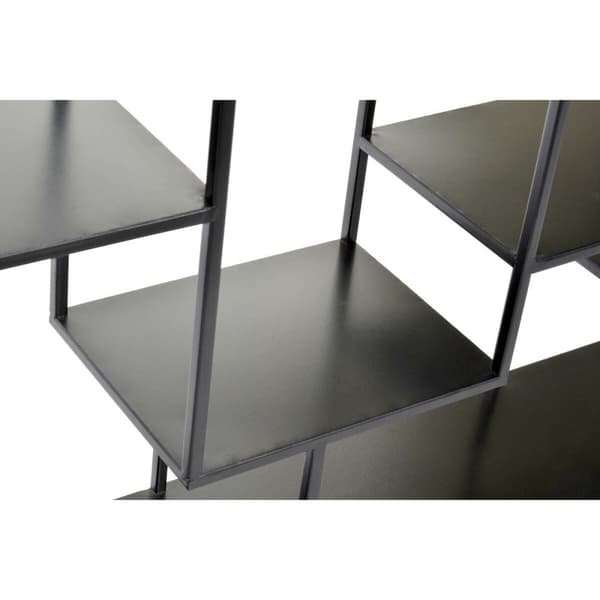 Bokhylla DKD Home Decor Svart Metall 120 x 20 x 60 cm