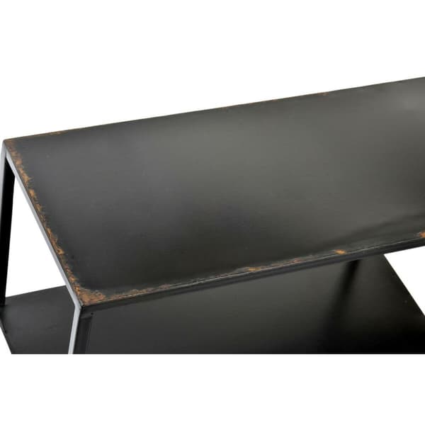 Bokhylla DKD Home Decor Svart Metall 120 x 20 x 60 cm