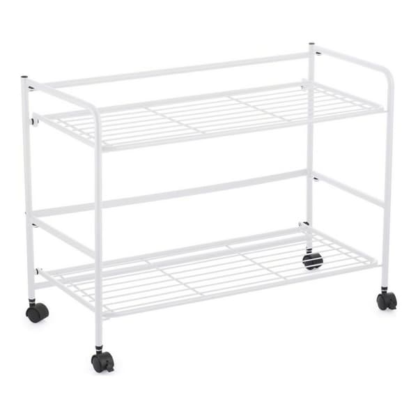 Hylder Confortime Hvid Jern Foldbar Med hjul (67 x 30 x 44,8 cm)