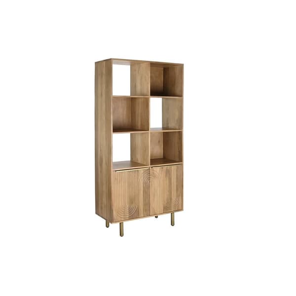 Hylder DKD Home Decor Gylden Natur Mangotræ 90 x 40 x 180 cm