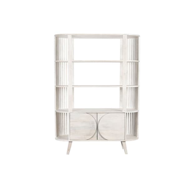 Hylder DKD Home Decor Hvid Mangotræ 116 x 40 x 160 cm (1)