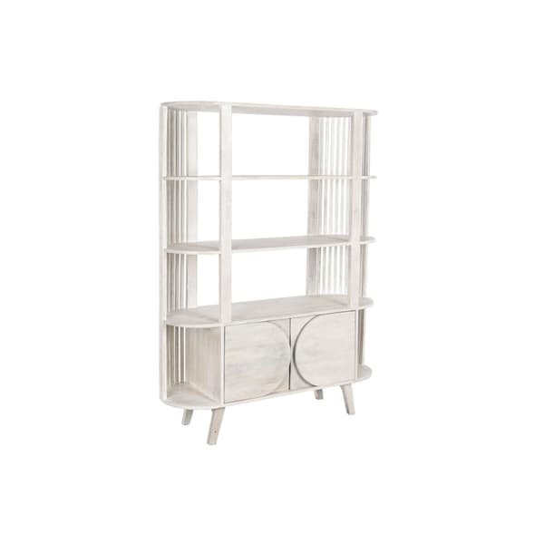 Hylder DKD Home Decor Hvid Mangotræ 116 x 40 x 160 cm (1)