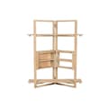 Miniatyrbillede 6 af 6: Hylder Home ESPRIT Natur Mangotræ Træ MDF 130 x 35 x 160 cm