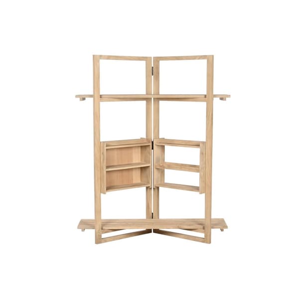 Hylder Home ESPRIT Natur Mangotræ Træ MDF 130 x 35 x 160 cm
