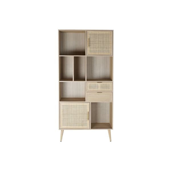 Hylder Home ESPRIT Natur Paulonia træ Træ MDF 90 x 37 x 189 cm