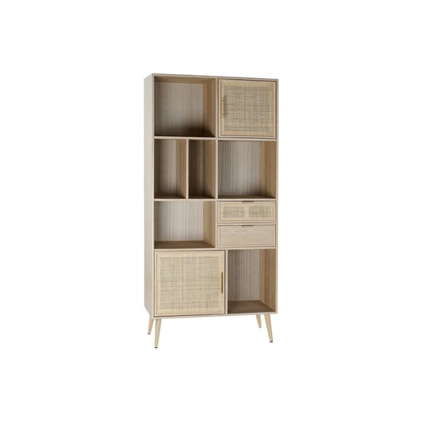 Hylder Home ESPRIT Natur Paulonia træ Træ MDF 90 x 37 x 189 cm