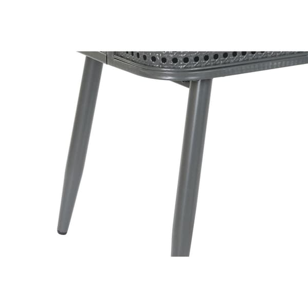 Hyller DKD Home Decor Naturell Grå Metall Tre 2 Hyller (79 x 39 x 133 cm)