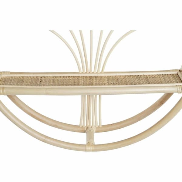 Hyller DKD Home Decor Vegg Naturell Rotting 2 Hyller (60 x 14 x 60 cm)