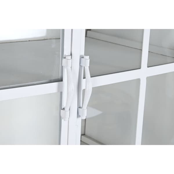 Hyller DKD Home Decor Hvit Svart Metall Treverk av mangotre 170 x 45 x 200 cm