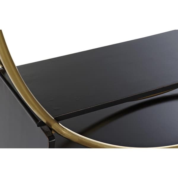 Hyller DKD Home Decor Svart Gyllen Metall Poppel 160 x 35 x 180 cm