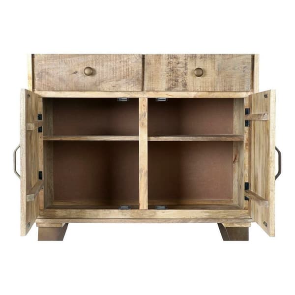 Hyllyt DKD Home Decor Metalli Mangopuu (95 x 40 x 170 cm)