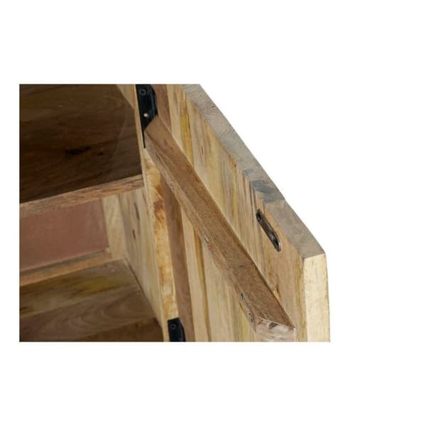 Hyllyt DKD Home Decor Metalli Mangopuu (95 x 40 x 170 cm)