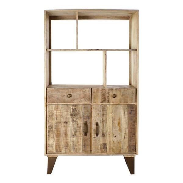 Hyllyt DKD Home Decor Metalli Mangopuu (95 x 40 x 170 cm)