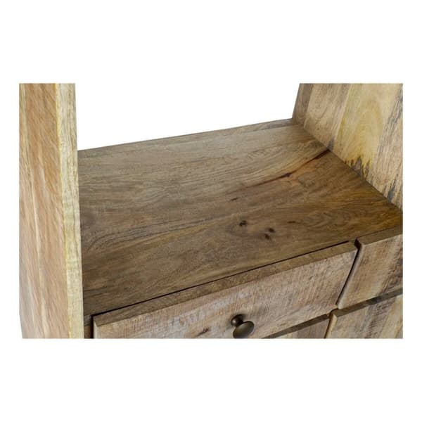 Hyllyt DKD Home Decor Metalli Mangopuu (95 x 40 x 170 cm)
