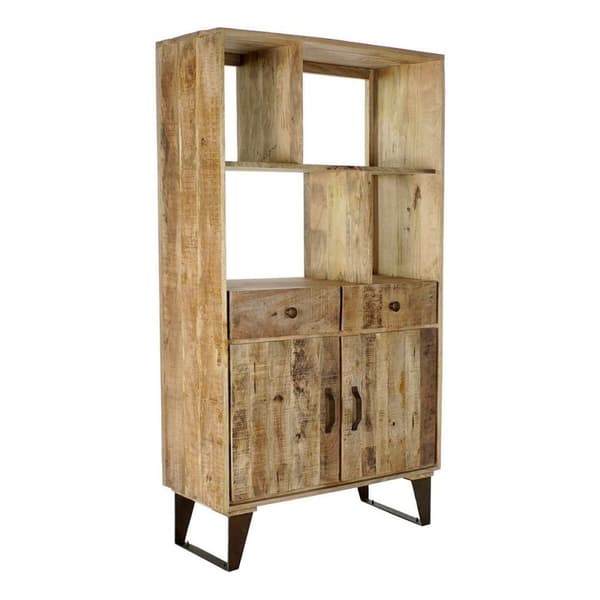 Hyllyt DKD Home Decor Metalli Mangopuu (95 x 40 x 170 cm)