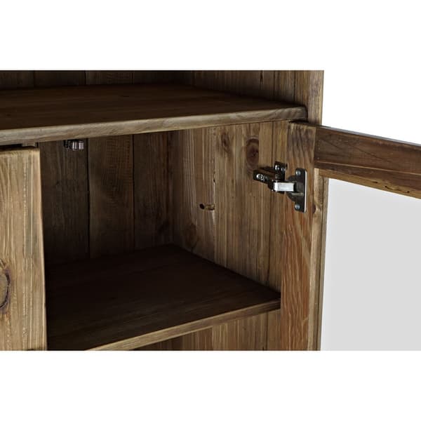 Hyllyt DKD Home Decor Kristalli Luonnollinen Recycled Wood 4 Hyllyt (90 x 40 x 160 cm)