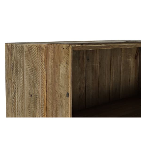 Hyllyt DKD Home Decor Kristalli Luonnollinen Recycled Wood 4 Hyllyt (90 x 40 x 160 cm)