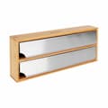 Pikkukuva 2 / 2: Leivinpaperiteline Quttin Bambu Alumiini 33,5 x 13 x 5,5 cm (12 osaa)