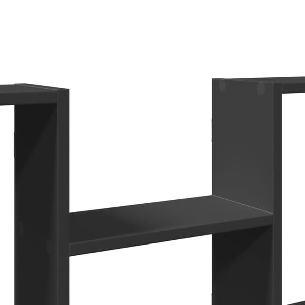 vidaXL Vegghylle svart 99x15x60 cm konstruert tre